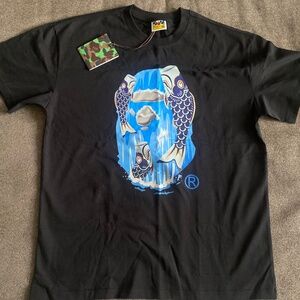 Bape head Bape tee